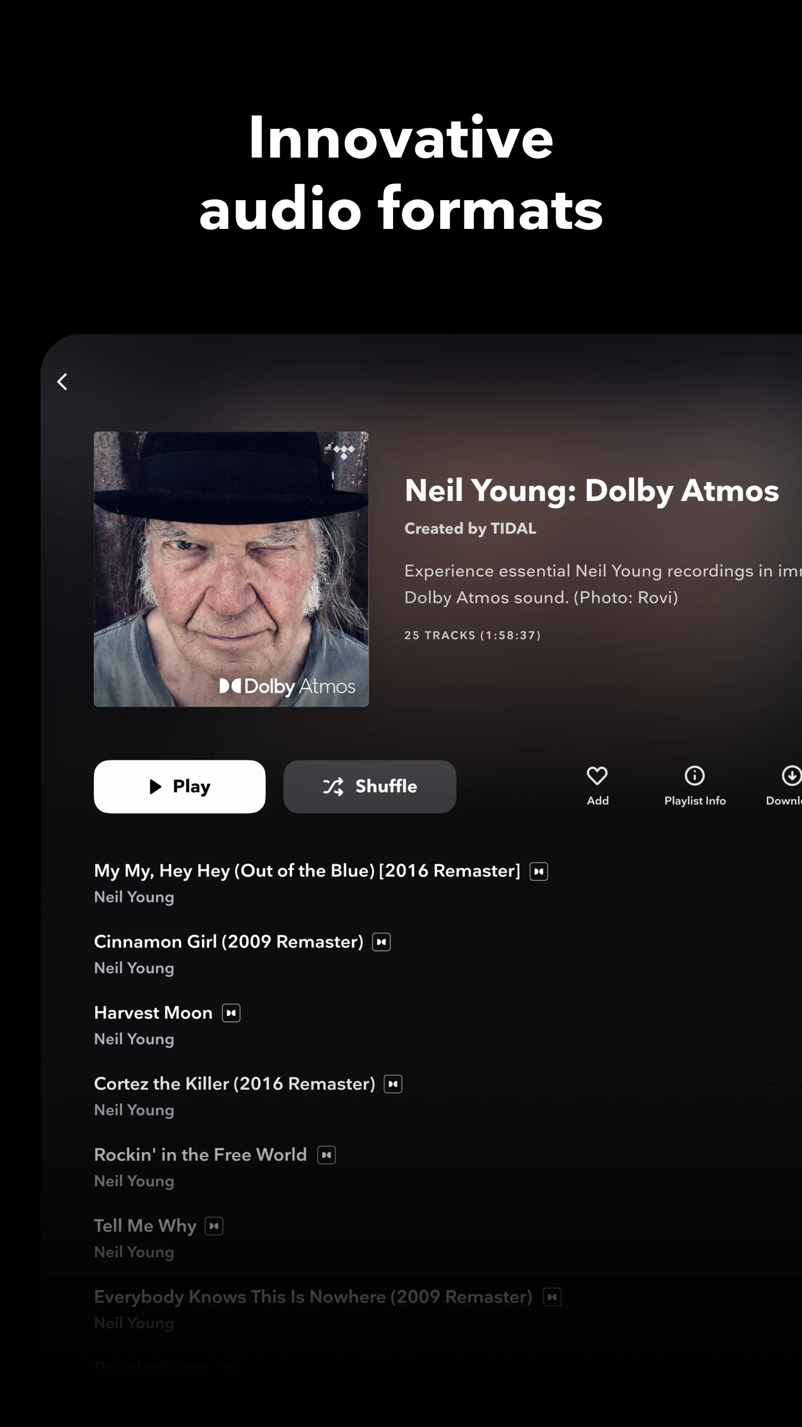TIDAL Music: HiFi sound screenshot