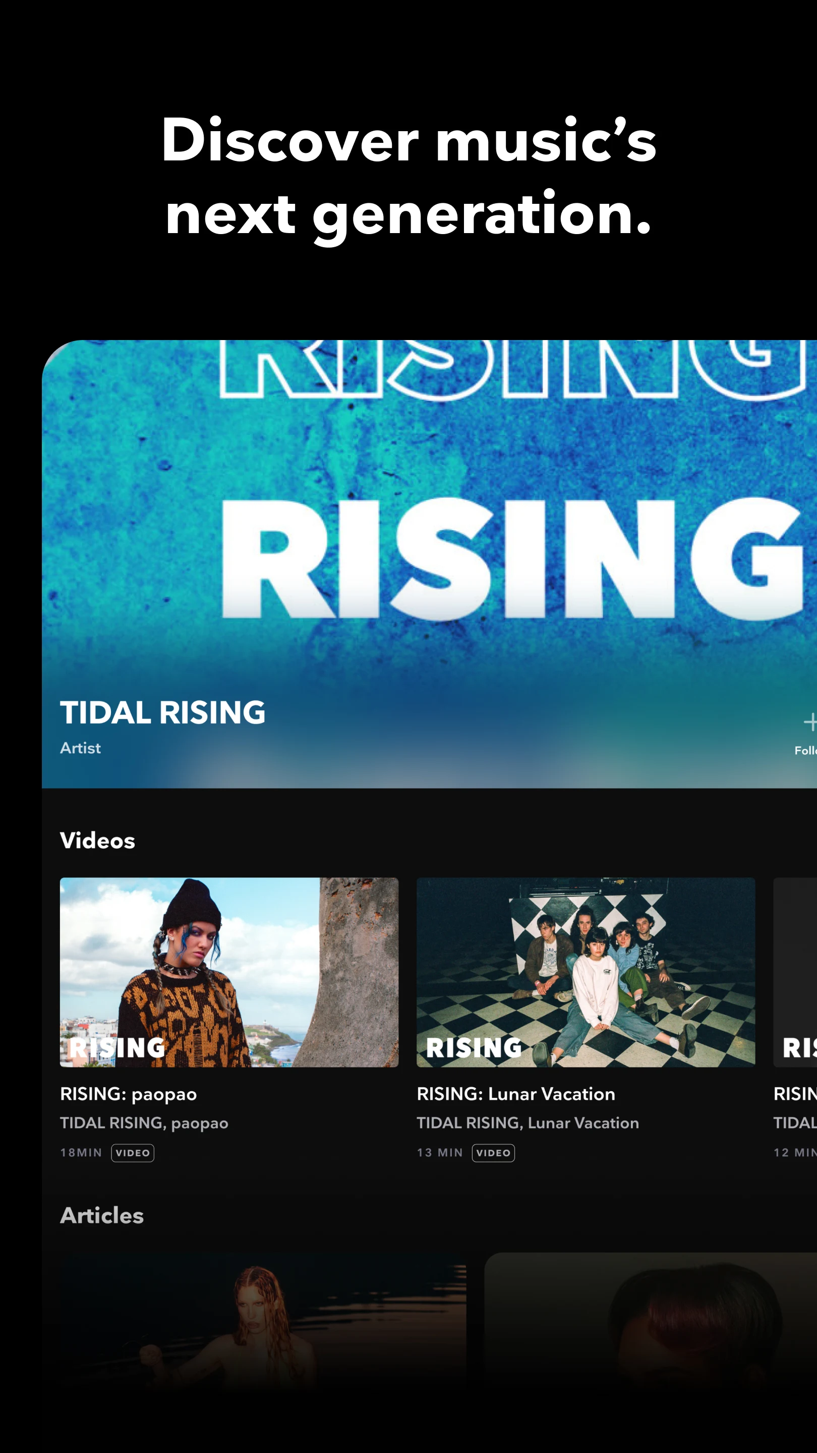 TIDAL Music: HiFi sound screenshot